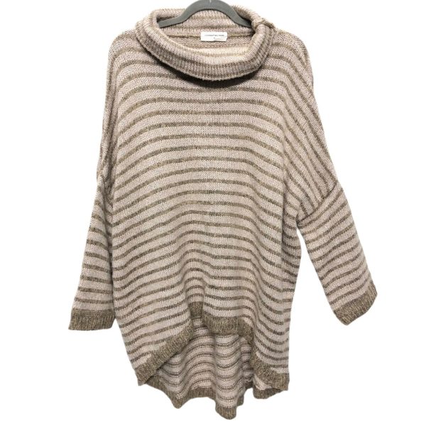 Sweater By Goodnight Macaroon In Beige, Size: M Sale