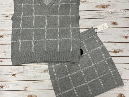 Sweater 2pc By A New Day In Grey & White, Size: L on Sale