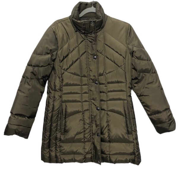 Coat Puffer & Quilted By London Fog In Green, Size: S Online Sale