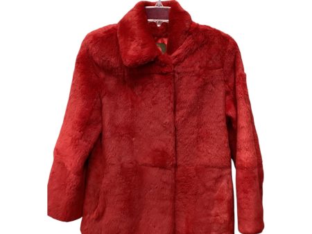 Jacket Faux Fur & Sherpa By Bernardo In Red, Size: S For Sale