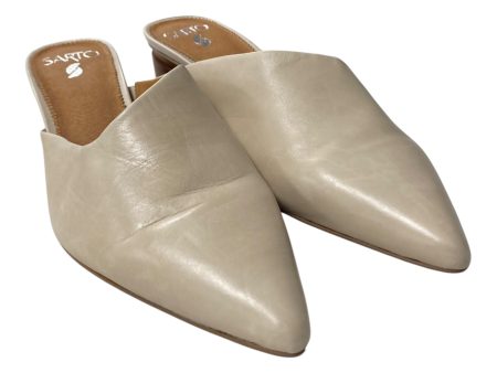 SHOES HEELS BLOCK by  sarto In BEIGE, Size: 9.5 Online Sale