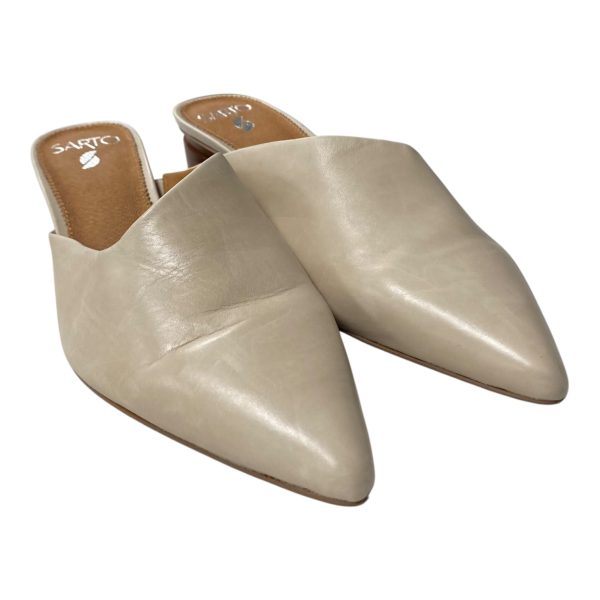 SHOES HEELS BLOCK by  sarto In BEIGE, Size: 9.5 Online Sale