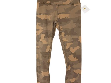 Athletic Leggings By Lululemon In Camouflage Print, Size: 0 Sale