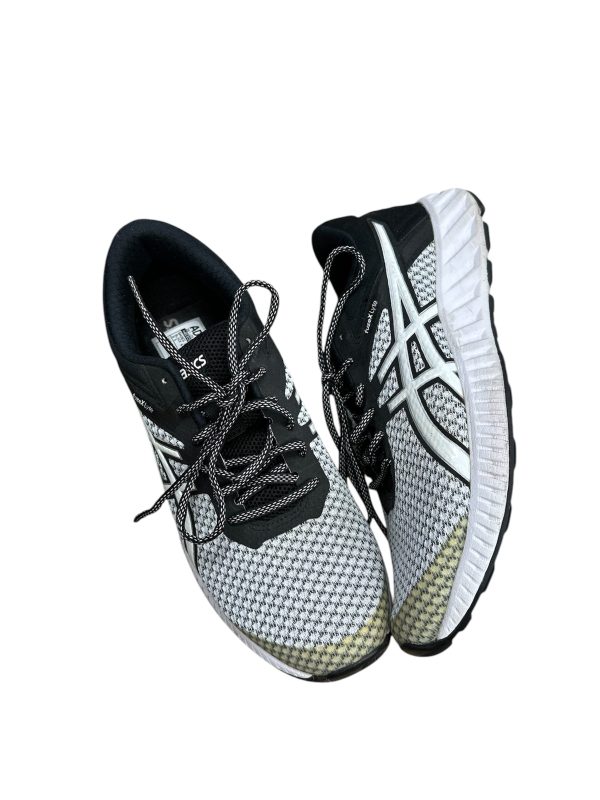 Shoes Athletic By Asics In Black & White, Size: 9.5 For Discount