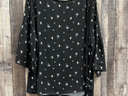 Top 3 4 Sleeve By Ann Taylor In Black, Size: Xl Online Sale