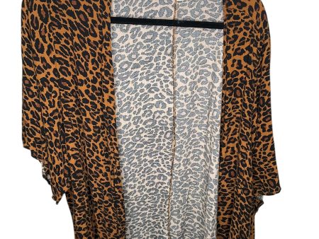 Kimono By Terra & Sky In Animal Print, Size: 1x on Sale