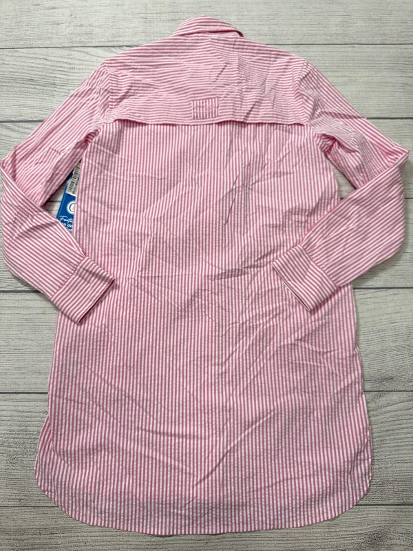 Swimwear Cover-up By Vineyard Vines In Pink & White, Size: 2 Cheap