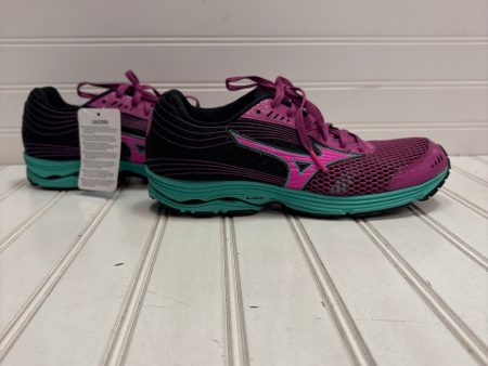 Shoes Athletic By Mizuno In Green & Purple, Size: 7 Hot on Sale