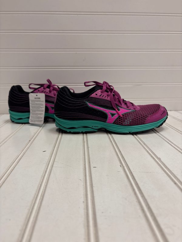 Shoes Athletic By Mizuno In Green & Purple, Size: 7 Hot on Sale