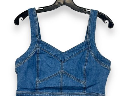 Tank Top By Madewell In Blue Denim, Size: 6 Sale