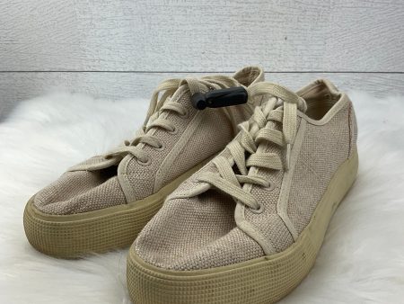 Shoes Sneakers By Justfab In Cream, Size: 9 Online Hot Sale