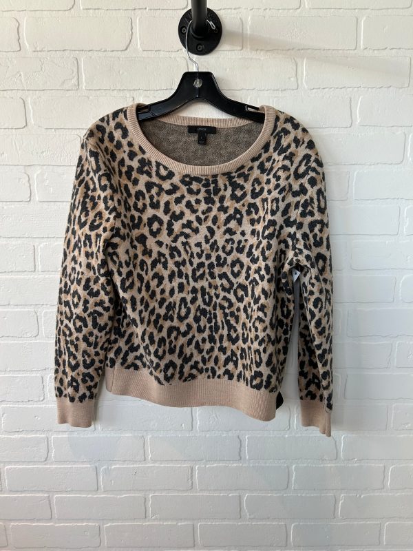 Sweater By J. Crew In Animal Print, Size: L For Discount