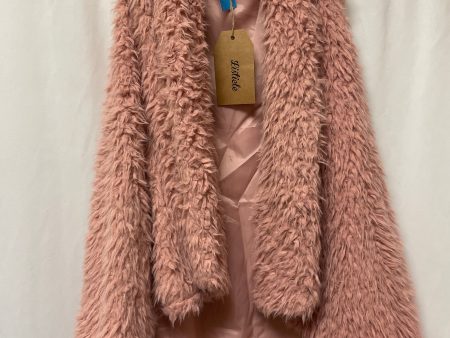 Vest Faux Fur & Sherpa By Listicle In Pink, Size: L For Discount