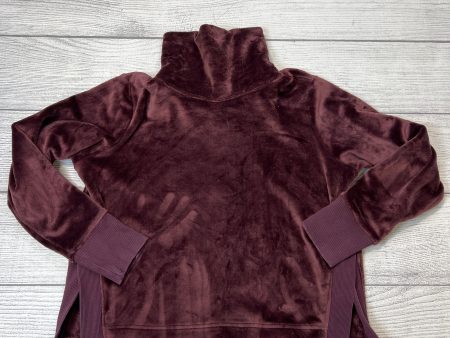 Athletic Sweatshirt Crewneck By Athleta In Maroon, Size: S Online