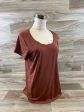 Athletic Top Short Sleeve By Athleta In Brown, Size: Xs Online now