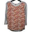 Silk Blend Top Long Sleeve By Rebecca Taylor In Floral Print, Size: 4 on Sale