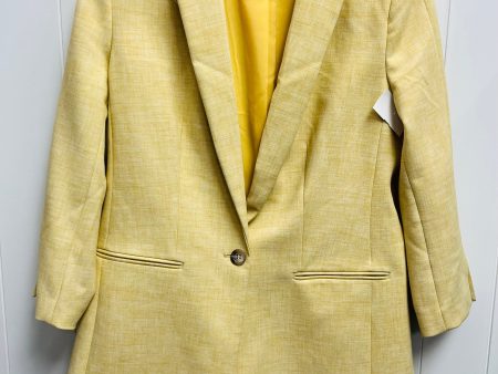 Blazer By Ann Taylor In Yellow, Size: 8 Sale