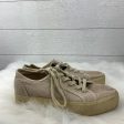 Shoes Sneakers By Justfab In Cream, Size: 9 Online Hot Sale