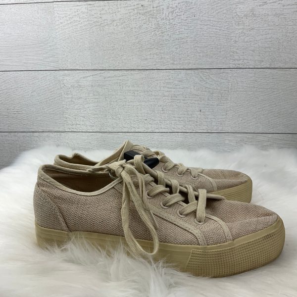 Shoes Sneakers By Justfab In Cream, Size: 9 Online Hot Sale