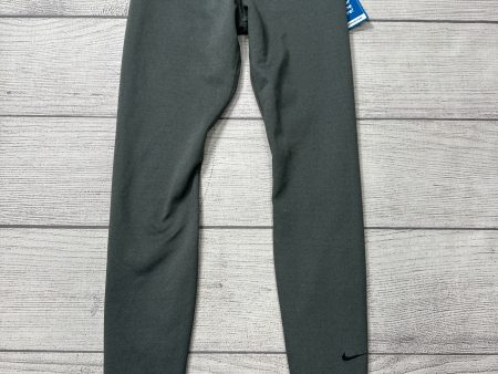 Athletic Leggings By Nike Apparel In Grey, Size: Xs Fashion