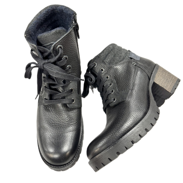 Boots Leather By Bullboxer In Black, Size: 9 For Cheap