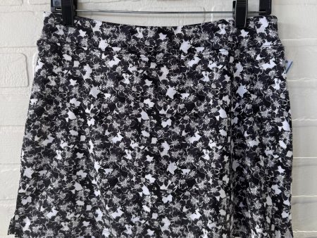 Athletic Skort By Tranquility In Black & White, Size: 8 Online Hot Sale