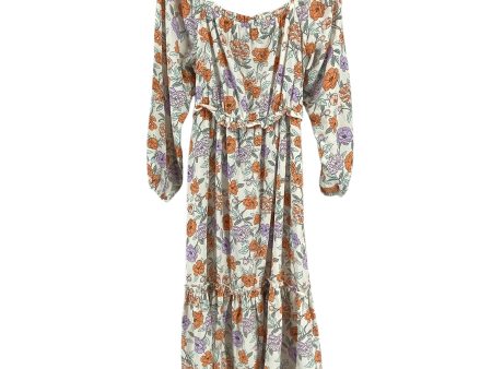 Dress Casual Maxi By Clothes Mentor In Floral Print, Size: L Sale