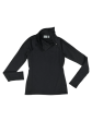 Athletic Top Long Sleeve Collar By Athleta In Black, Size: Xs Online now