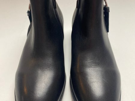 Boots Ankle Flats By Steve Madden In Black, Size: 6.5 Online Hot Sale