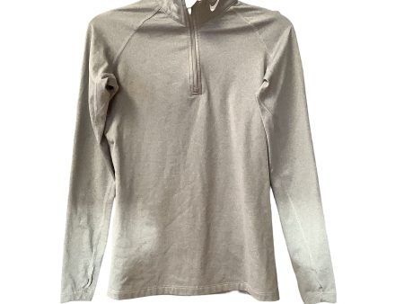 Athletic Sweatshirt Collar By Nike Apparel In Grey, Size: S Hot on Sale