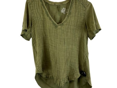 Top Short Sleeve By Pilcro In Green, Size: S Online