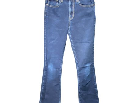 Jeans Boot Cut By Levis In Blue Denim, Size: 4 For Sale