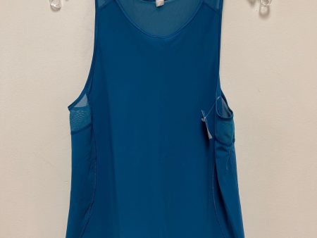 Athletic Tank Top By Lululemon In Blue, Size: 4 For Sale