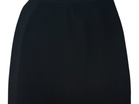 Skirt Luxury Designer By St John Collection In Black, Size: 2 Cheap