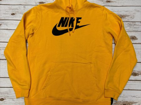 Athletic Sweatshirt Hoodie By Nike In Yellow, Size: M Online Hot Sale