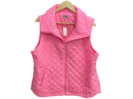 Vest Puffer & Quilted By Talbots In Pink, Size: Xlp Online Sale