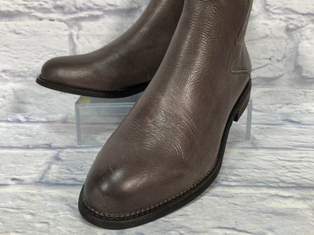 Boots Ankle Heels By Franco Sarto In Brown, Size: 7.5 For Cheap