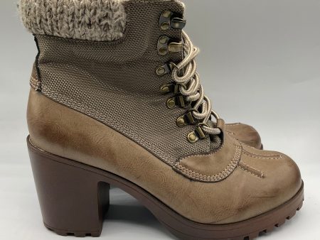 Boots Ankle Heels By Rock And Candy In Tan, Size: 8 Fashion