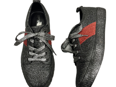 Shoes Sneakers By Opening Ceremony In Grey & Red, Size: 6.5 Supply