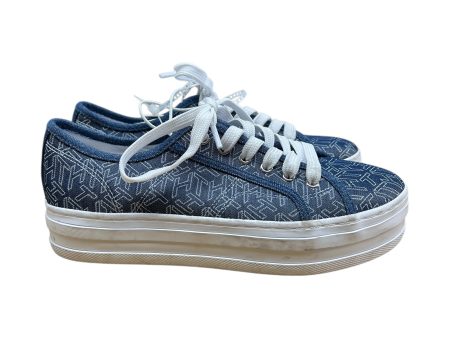 Shoes Sneakers By Tommy Hilfiger In Blue & White, Size:7 For Discount