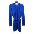 Tie Sweater Cardigan By Loft In Blue, Size: M Online Hot Sale