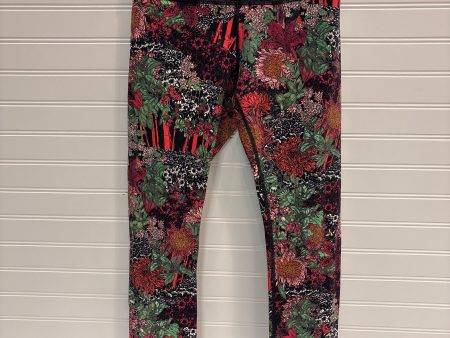 Athletic Capris By Lululemon In Floral Print, Size: 6 Online Hot Sale