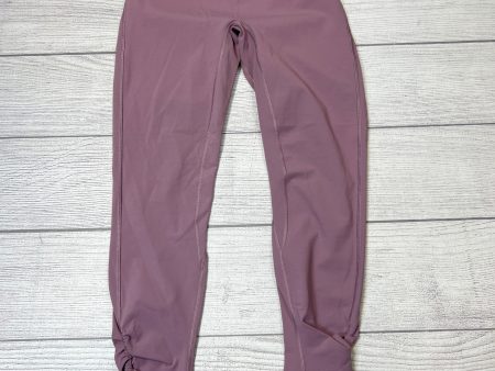 Athletic Leggings By Lululemon In Pink, Size: 10 Discount