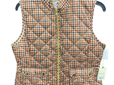 Vest Puffer & Quilted By St Johns Bay In Orange & Tan, Size: S Sale