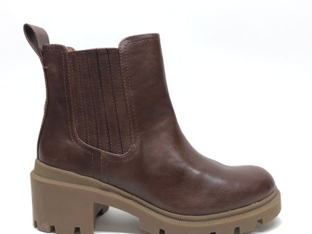 Boots Ankle Heels By Universal Thread In Brown, Size: 9.5 Online