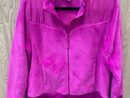 Athletic Jacket By Athletic Works In Purple, Size: L For Discount