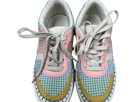 Shoes Sneakers By Clothes Mentor In Multi-colored, Size: 6.5 on Sale