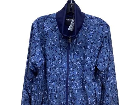 Athletic Jacket By Athleta In Blue, Size: M Hot on Sale