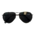 Scott Silver Aviator B3135 Sunglasses Luxury Designer By Burberry Hot on Sale