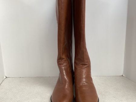 Boots Knee Flats By Marc Fisher In Brown, Size: 9.5 Online Hot Sale